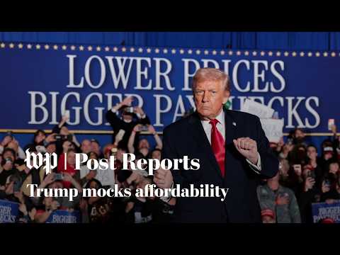 Trump calls affordability a "hoax"; Democrats take note