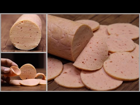 طريقة عمل لانشون الفراخ في البيت مثل الجاهز❗بدون جلاتين❗بدون بيض❗بدون دقيق 👌