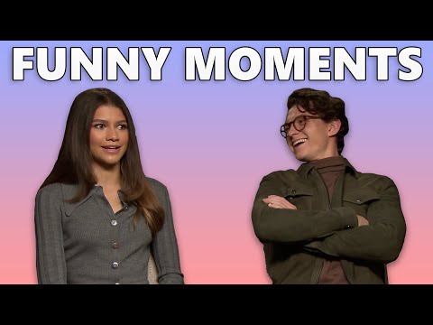 Tom Holland and Zendaya being funny