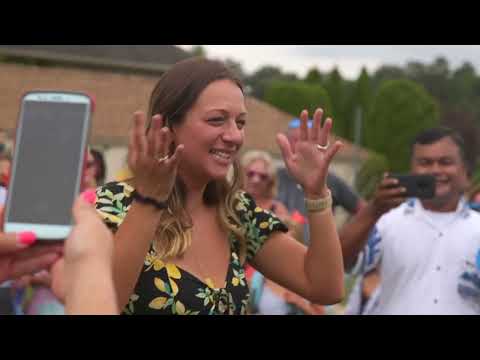 Epic Best Surprise Flash mob proposal will bring you to tears! Alexandra was completely shocked.