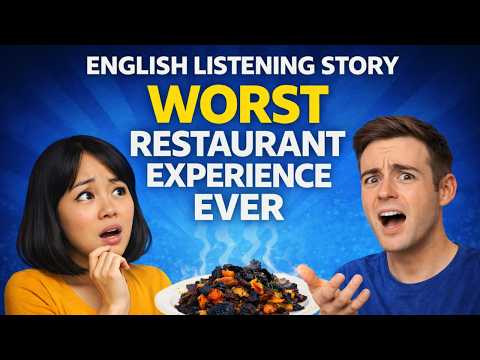 English Listening Practice | A Very Bad Restaurant Experience (Real Story)
