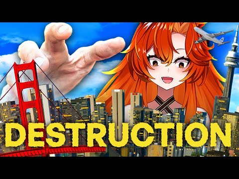 Building And DESTROYING The Largest Skylines City || martincitopants React