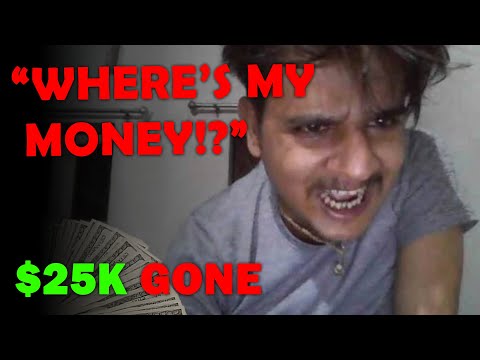 SCAMMER CRIES Watching Himself Lose $25K!