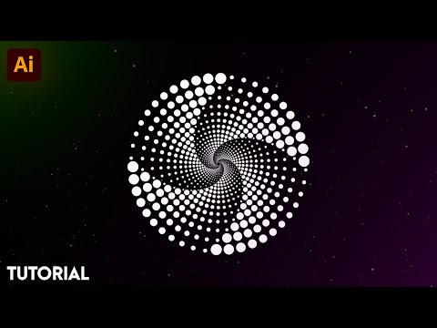 How To Create Dotted Spiral Shape In Illustrator | Illustrator Tutorial