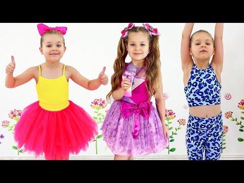 Diana dan Roma Berpura-pura Bermain dengan Boneka | Cerita lucu untuk anak-anak