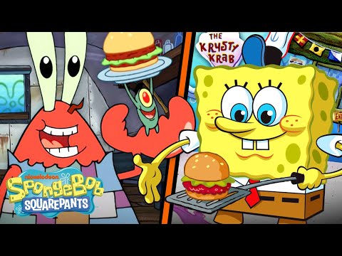 The Complete Krabby Patty Timeline 🍔 From Secret Formula to Fame | @SpongeBobOfficial