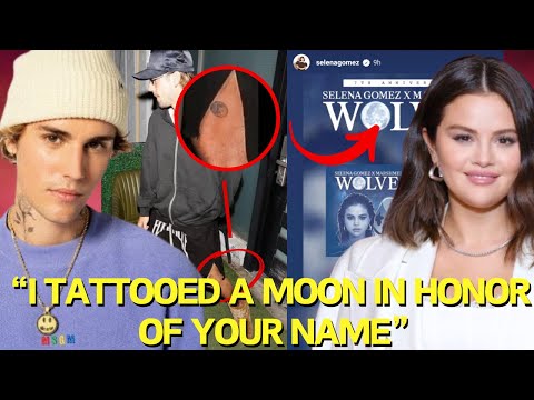 After Justin Bieber posted a moon Selena posted one too then JB got a moon tattoo. Hailey's furious