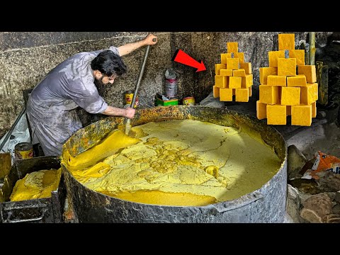 Incredible Process of Making Laundry Soap | Complete Soap Making Process | Inside Soap Factory