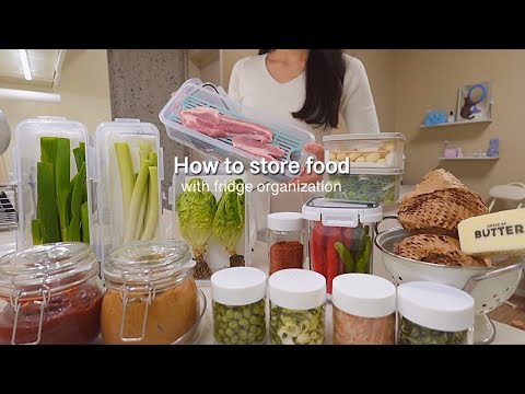 How to store ingredients. Organize the refrigerator. Clean the refrigerator. Organize the freezer.