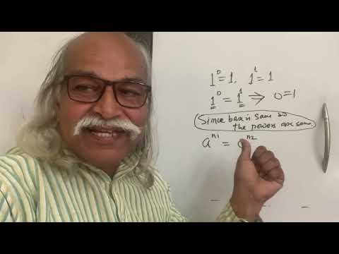 Law of exponent telling untruth