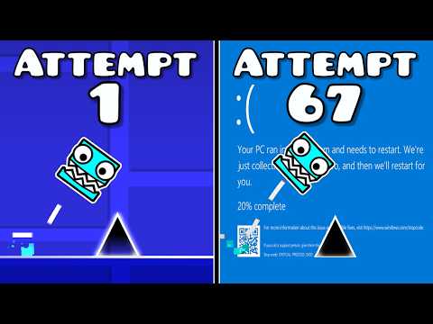 Geometry Dash, but Dying Deletes System32 Files