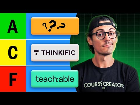 Online Course Platform Tier List (2025): Kajabi vs Skool vs Thinkific vs Teachable vs Udemy