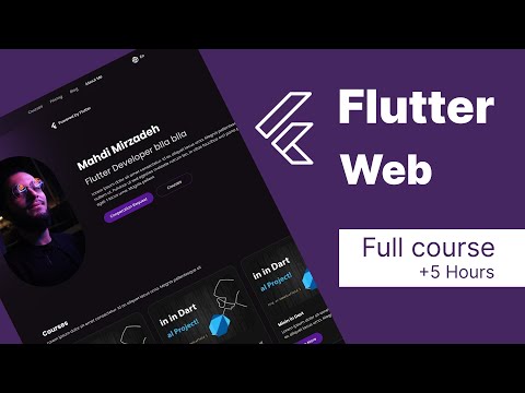 Flutter Web Full Course – Build Your Portfolio Website Step by Step!