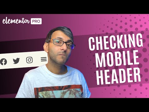 Modify the Header for the Mobile Responsive - Elementor Wordpress Tutorial