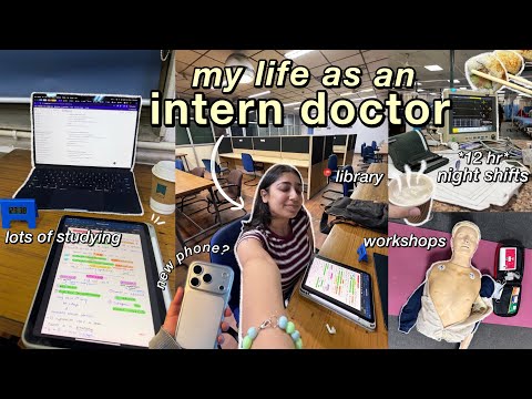 LIFE of a DOCTOR in INDIA🩺: lots of study, night shifts, workshop, library, coffee☕️📖