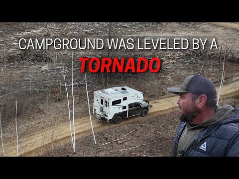 Relaxing Day Truck Camping in the Rain