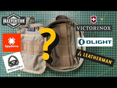 Packing a Maxpedition “Fatty” EDC Pouch for a Go-Bag