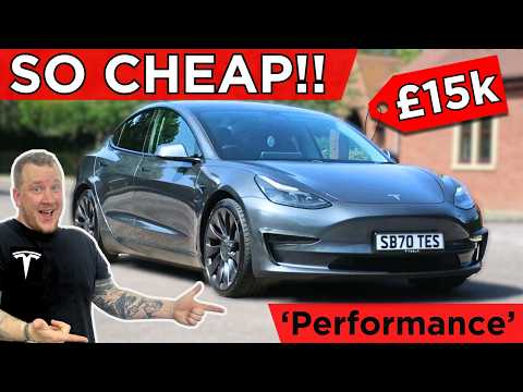 I Bought A Cheap Tesla Model 3 'Performance' At British Car Auctions!