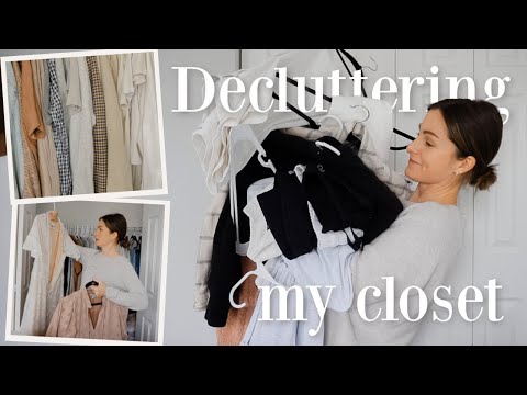 Decluttering My Closet | on my way to a capsule wardrobe...