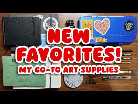 MY TOP FAVORITE ART SUPPLIES 🌟 Watercolor Favorites & Go-To Art & Painting Materials