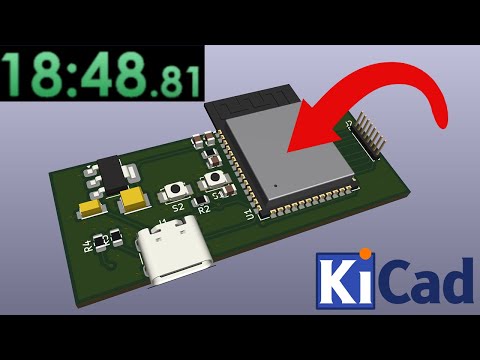 How to Design a Custom ESP32 PCB in 19 Minutes (Full Tutorial)