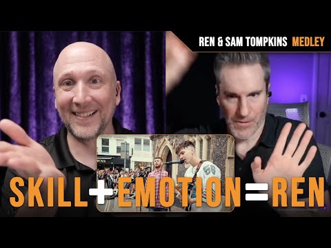 Vocal Coach & Songwriter’s React to Ren & Sam Tompkins busking Earned it, Man’s World, and Falling!