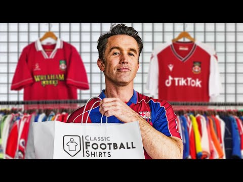 Rob McElhenney Goes Shopping For CLASSIC Football Shirts - Shirt Shopping
