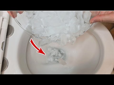 Throwing ice cubes in the toilet 🤔 Why has this strange trick become so popular?