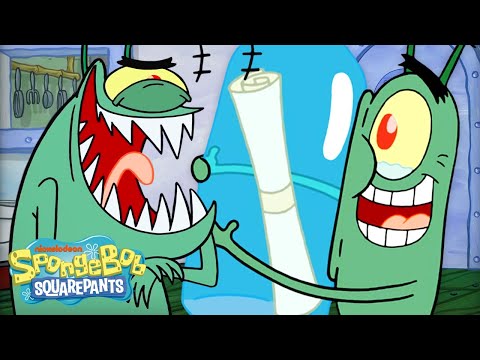 Plankton Having the BEST DAY EVER for 45 Minutes Straight 🦠 | @SpongeBobOfficial ​
