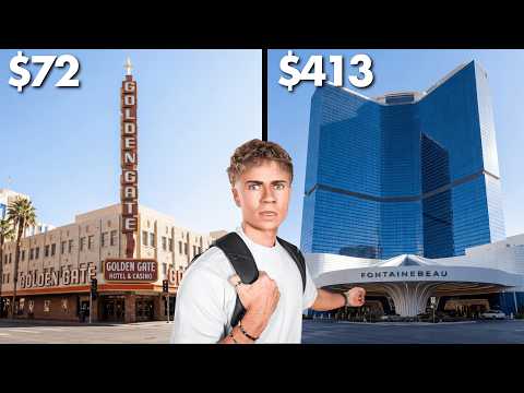 Staying In Newest vs Oldest Hotel in Vegas | Unexpected