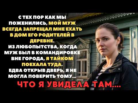 Муж запрещал ходить в дом свекрови,  а когда я тайно зашла, то закричала от ужаса
