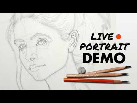 Female Head Drawing Livestream W/ Brian Knox