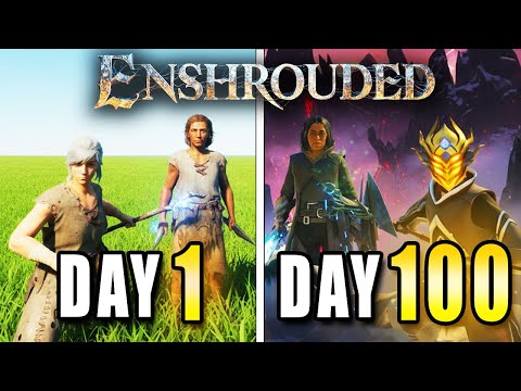 We Survived 100 Days in Enshrouded, here's what happened... [Full Movie]
