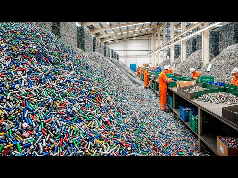 ¿Cómo se RECICLAN 50 MILLONES de Toneladas de BATERÍAS? ¡El ORO Oculto en tu MÓVIL! 🔋♻️
