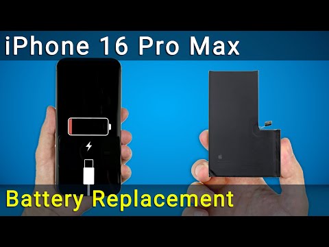iPhone 16 Pro Max Battery Replacement Tutorial + Calibration Tips