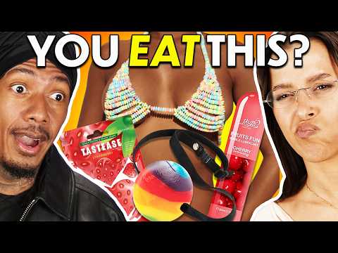 Trying Edible Adult Foods With Nick Cannon!