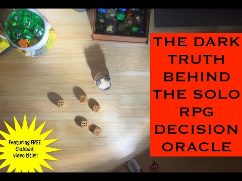 Man Alone DESTROYS the Yes/No SoloRPG Decision Oracle using FACTS and LOGIC (and WHINING)