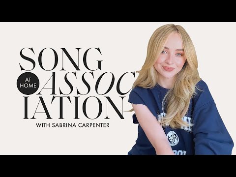 Sabrina Carpenter Sings Taylor Swift, Ariana Grande, & The 1975 in a Game of Song Association | ELLE