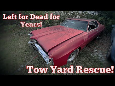 Pontiac Grand Prix TOW YARD Rescue! Will it Run after Years of Neglect?