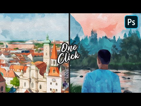 Photo to Watercolor Painting Effect (NEW Method) - Photoshop Tutorial