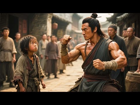 功夫電影!功夫大俠嘲笑小乞丐,誰知他是隱藏的功夫高手,一招擊敗大俠