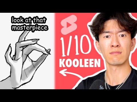 RATING YOUTUBE SHORTS ART TUTORIALS 😭 9