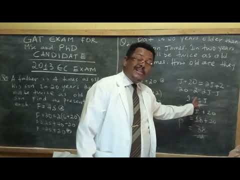 GAT EXAM FOR MSc and PhD Candidates