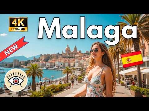 Malaga, Andalusia, Spain 🇪🇸 Why does everyone talk about Malaga? Find out on this 4K tour