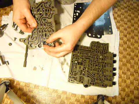 Valve body. Automatic transmission valve block AL4/DP0