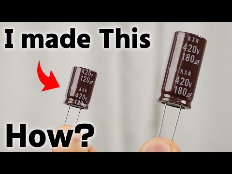 I made my own Capacitor at CHEMI-CON!