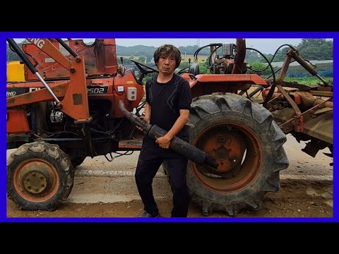 30년 넘은 중고 트랙터 9만원에 레귤레이터 밧데리 제네레이터 올수리 트렉터, 농기계 수리,개조,발명 귀농,귀촌,전원일기