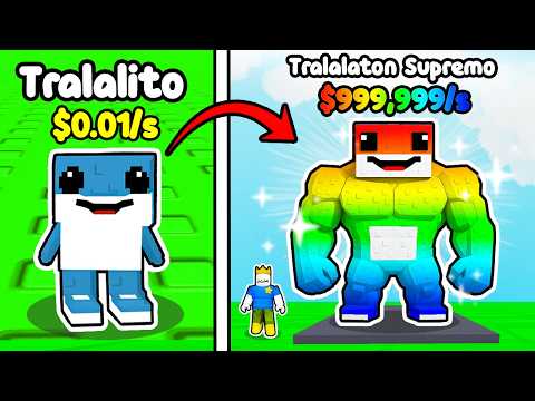 getting MAX LEVEL Brainrots in Roblox catch and feed a brainrot...