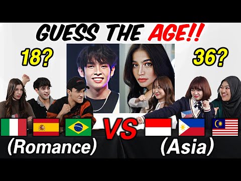 Asia vs Romance! Can They Guess The Filipino Celebrities' Age??