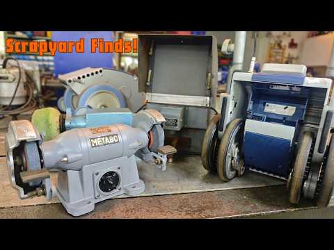 Curious Scrapyard Finds! Repair-A-Thon! Quality Tools and Strange Devices repaired METABO, REMA etc